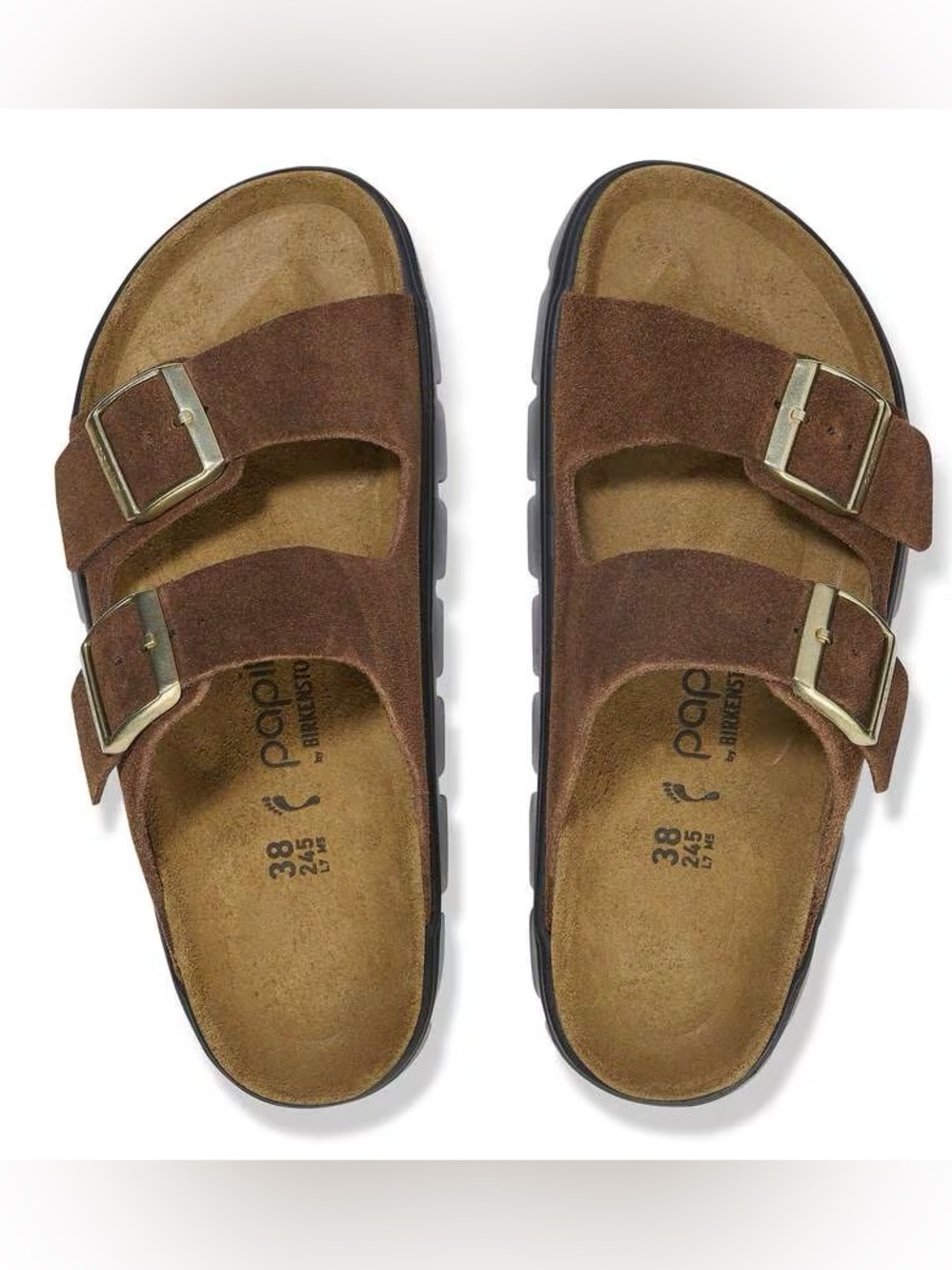 Birkenstock Arizona Chunky in Dark Tea - New Without Box - Picture 4 of 7